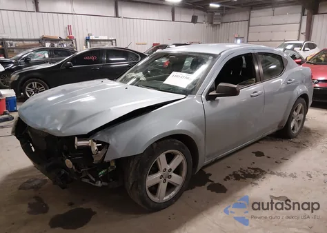 2013 Dodge Avenger Se z USA, uszkodzony, nr VIN 1C3CDZAB8DN739698